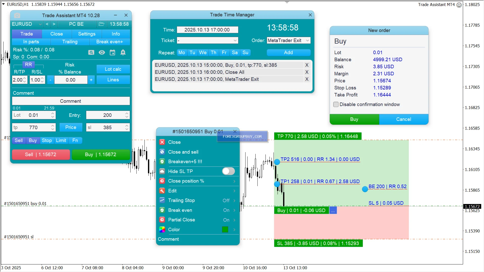 Trade Assistant MT4 screenshot 2
